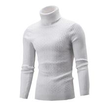 Turtleneck Sweaters Autumn Winter Men's High Collar Pullover