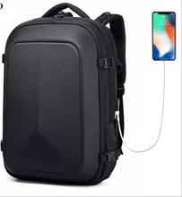 Men USB Charging 17 Inch Laptop Backpack With Combination Lock System