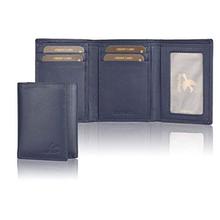 Hornbull Men's Blue Wallet and Black Belt Combo BW104101