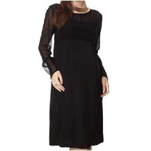 Nine Maternity Black Solid Dress For Women - 5496