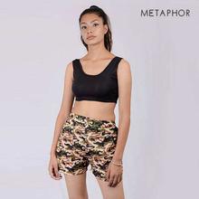 METAPHOR Black Scoop Neck Crop Top (Plus Size) For Women - MT88B