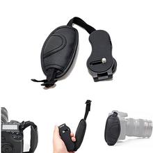DSLR Leather Wrist Strap Hand Grip Quick Release Plate For Canon