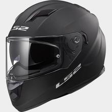 LS2 Stream Evo Matt Black Full Face Motorcycle Helmet with Internal Sun Visor By Moto World Nepal