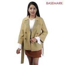 BASEMARK Solid Coat With Belt For Women (014-166)