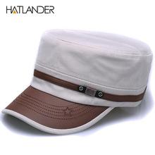 [HATLANDER]New fashion cotton Military hats for men women