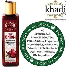 Khadi Global Red Onion Hair Oil for Hair Growth with