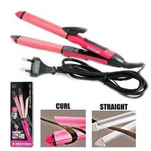 Nova 2 In 1 Hair Curler & Straightener