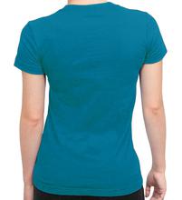 Cotton Round Neck T-shirt (Turquois Blue)