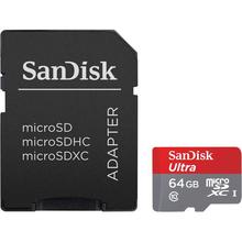 SanDisk 64GB Ultra UHS-I microSDXC Memory Card (Class 10)