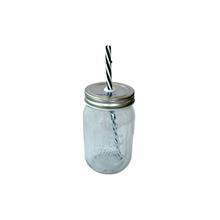 Plain Steel Cap Mason Jar-1 Pc