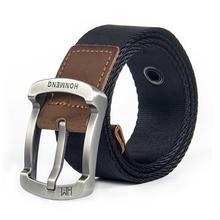 Canvas Belt_Tactical Belt Men's Nylon Canvas Belt Casual