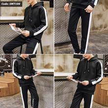 Men’s Hooded Casual Winter Tracksuit Set