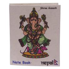 Multicolored Shree Ganesh Printed Lokta Paper Notebook
