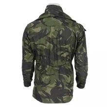 Green/Brown Army Print Windcheater For Men