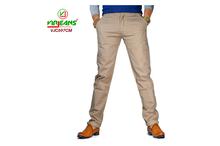 Virjeans Stretchable Oversize Cotton Chinos Pant Peach-(VJC 697)