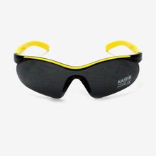 Black Lens Oval Shaped Sunglasses For Kids - Yellow