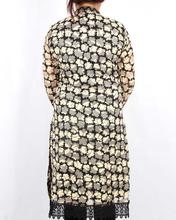 Saavya Design'S Women Embroidered Beige/Black Kurti