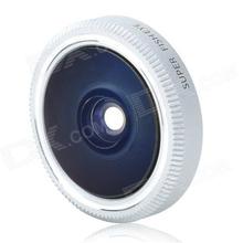 OJADE ZEA-F19 Detachable 190-Degree Wide Angle Fish Eye Lens for Cell Phones - Silver