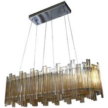 Golden 18 Watt Full Crystal Pendant Celing Light