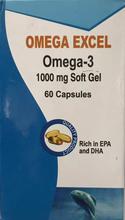 OMEGA EXCEL Omega -3, 1000mg Soft Gells, 60 capsules