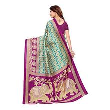 Anni Designer Women's Mysore Silk Printed Saree with