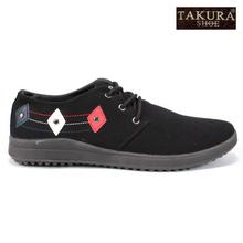 Takura Black Lace-up Shoes For Men- P407