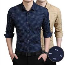 Long-sleeved shirt_2018 new men's long-sleeved shirt men's