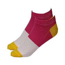 Happy Feet Pack of 6 Pairs of 100% cotton Printed Ankle Socks for Ladies (2012)