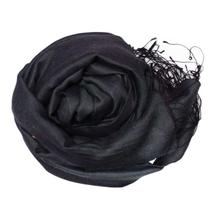 Dark Grey Shawl - 70% Polyester 30% Silk