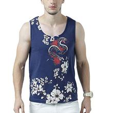 Huetrap Mens Mystical Divine – Graphic Sleeveless Tee