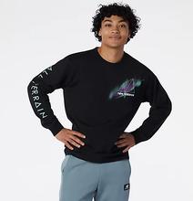 New Balance Printed Sweatshirt for Men - MT13515 BK