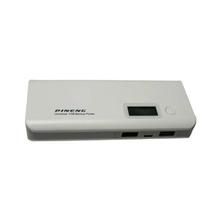 Pineng PN-968 10000 mAh Digital Power Bank With LED Flash Light - White