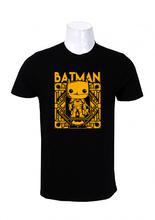 Wosa -Batman Kid Black Print Half Sleeve Tshirt for Men