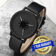 PAIDU Paidu Full Matte Black Belt Turntable Casual Fashionable Watch For Women