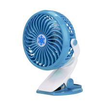 Clip On Mini Desk Fan Portable Handheld Fans with Rechargeable Battery(Included)/USB Powered Operated Table Fan