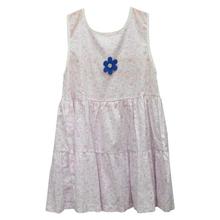 Light Purple Floral Printed Frock For Girls