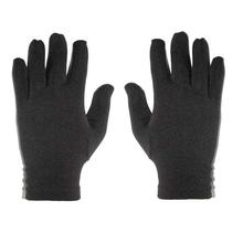 Black Skinny Fleece Inside Gloves