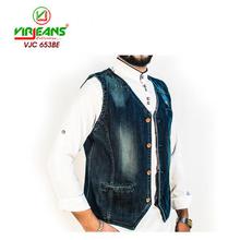 Virjeans Denim(Jeans) waistcoat (VJC 653) - Blue