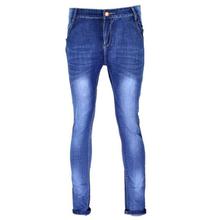 Blue Washed Skinny Fit Jeans For Men