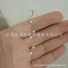 ins Hao Shi niche temperament cold wind piercing ear needles