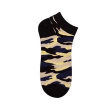 New fashion Low Cut Socks for Men Summer Camouflage Cotton socks