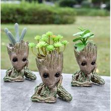 SALE- Flower Pot Baby Groot Flowerpot Planter Action Figures