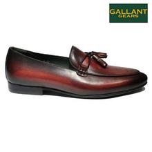 Gallant Gears Red Formal Slip On Leather Shoes For Men - (MJDP30-17)