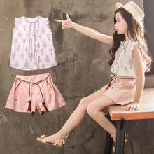 Girls' summer clothing_girls suit 2019 new children's