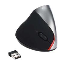 FashionieStore mouse 2.4GHz Wireless Ergonomic Design Vertical 2400DPI USB Mouse For Laptop PC Black