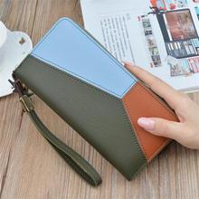 Long Women's Wallet Soft PU Leather Female Clutch Wristband