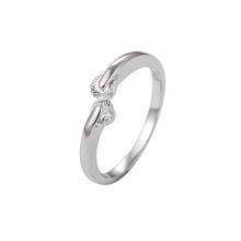 Sterling silver diamond ring_Wan Ying Jewelry Double Diamond