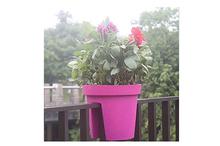 Round Balcony Railing Deck Flower Pot