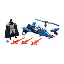 Action Figures Justice League Batman and Batcopter Vehicle and Figure