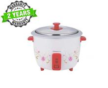 Homeglory HG-RC208 Pearl 2.8Ltr Lid Rice Cooker - White With Red Flowers